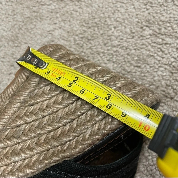 MARC JACOBS Nathalie Crystal & Pearl Embellished Raffia Espadrille Wedges - Picture 15 of 16